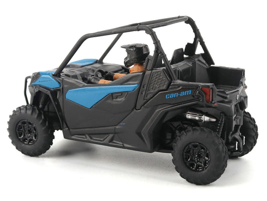 Can-Am Maverick Trail DPS 1000 Blue and Black with Driver Figure 1/32 Diecast Model by BRP Models BRP Models