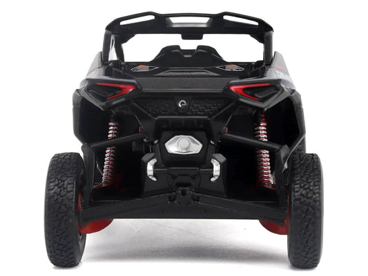 Can-Am Maverick R X RS with Smart-Shox Dark Blue and Red 1/32 Diecast Model by BRP Models BRP Models