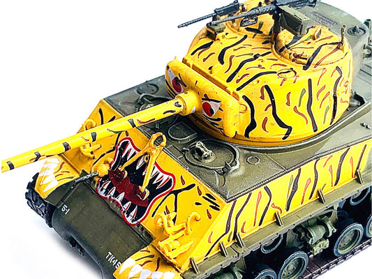 United States M4A3E8 Sherman "Tiger Face" Tank "24th Infantry Div. Korea" (1951) "NEO Dragon Armor" Series 1/72 Plastic Model by Dragon Models-1