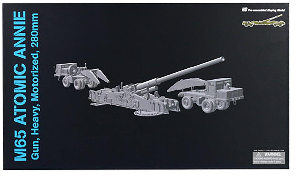 United States M65 Atomic Cannon "Atomic Annie" Artillery Olive Drab "Traveling Mode" US Army "NEO Dragon Armor" Series 1/72 Plastic Model by Dragon Models Dragon Models