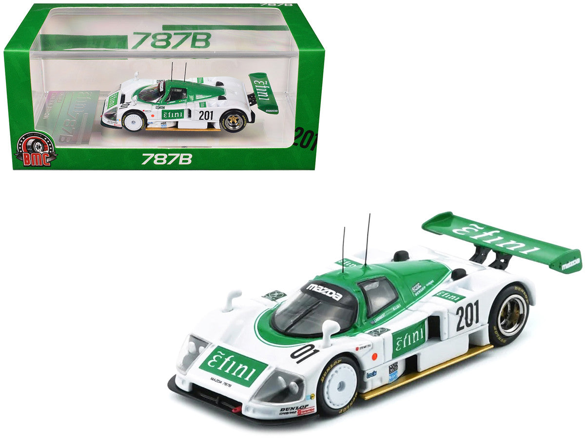 Mazda 787B #201 Johnny Herbert - Maurizio Sandro Sala "Efini" "All Japan Sports Prototype Car Endurance Championship" (1991) 1/64 Diecast Model Car by BM Creations-4