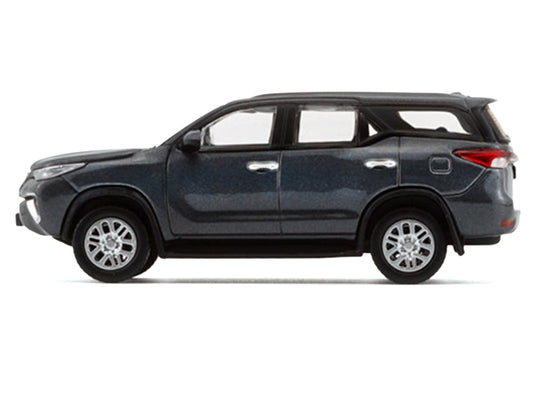 2018 Toyota Fortuner Dark Silver Metallic 1/64 Diecast Model Car by BM Creations-1