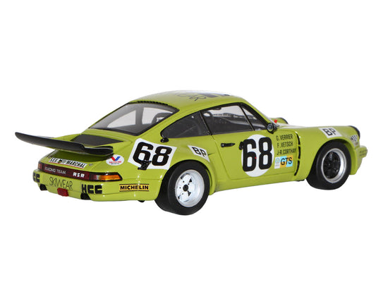 Porsche 911 Carrera RSR 3.0 #68 Guy Verrier - Florian Vetsch - Jean-Robert Corthay "24 Hours of Le Mans" (1975) 1/64 Model Car by Spark-1