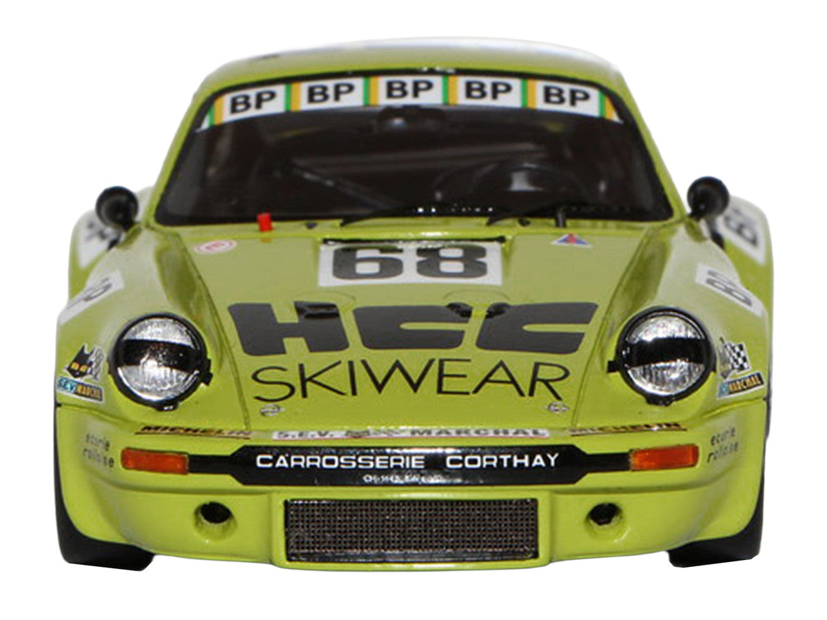 Porsche 911 Carrera RSR 3.0 #68 Guy Verrier - Florian Vetsch - Jean-Robert Corthay "24 Hours of Le Mans" (1975) 1/64 Model Car by Spark-4