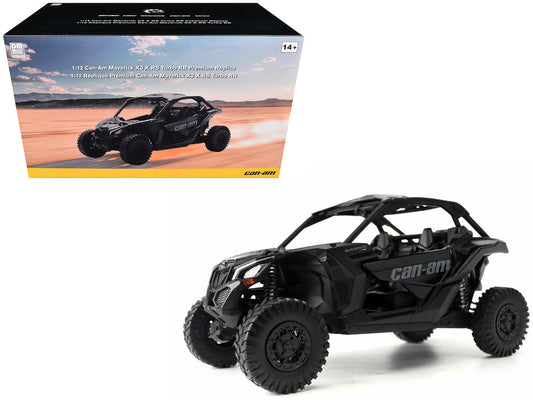 Can-Am Maverick X3 X RS Turbo RR Black 1/12 Diecast Model by BRP Models BRP Models