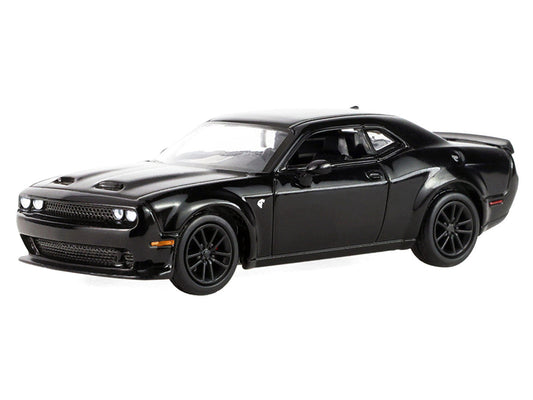 2023 Dodge Challenger SRT Hellcat Widebody Black "Auto Mall" Series 8 1/64 Diecast Model Car by Greenlight Greenlight
