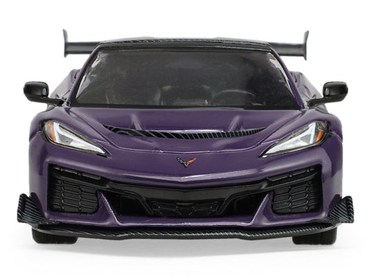 2025 Chevrolet Corvette ZR1 Hysteria Purple Metallic with Carbon Top "Auto Mall" Series 8 1/64 Diecast Model Car by Greenlight Greenlight