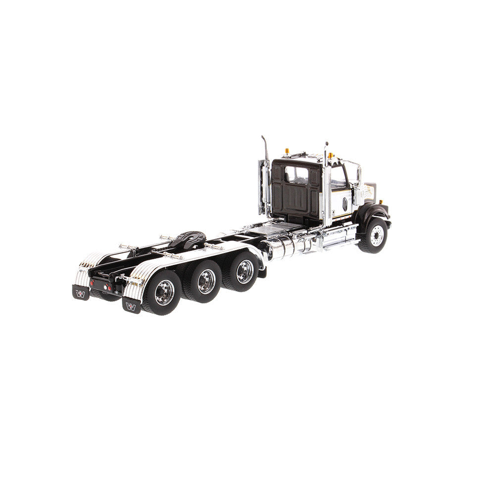 Western Star 4900 SF Tridem Day Cab Truck Tractor Black "Transport Series" 1/50 Diecast Model by Diecast Masters Diecast Masters