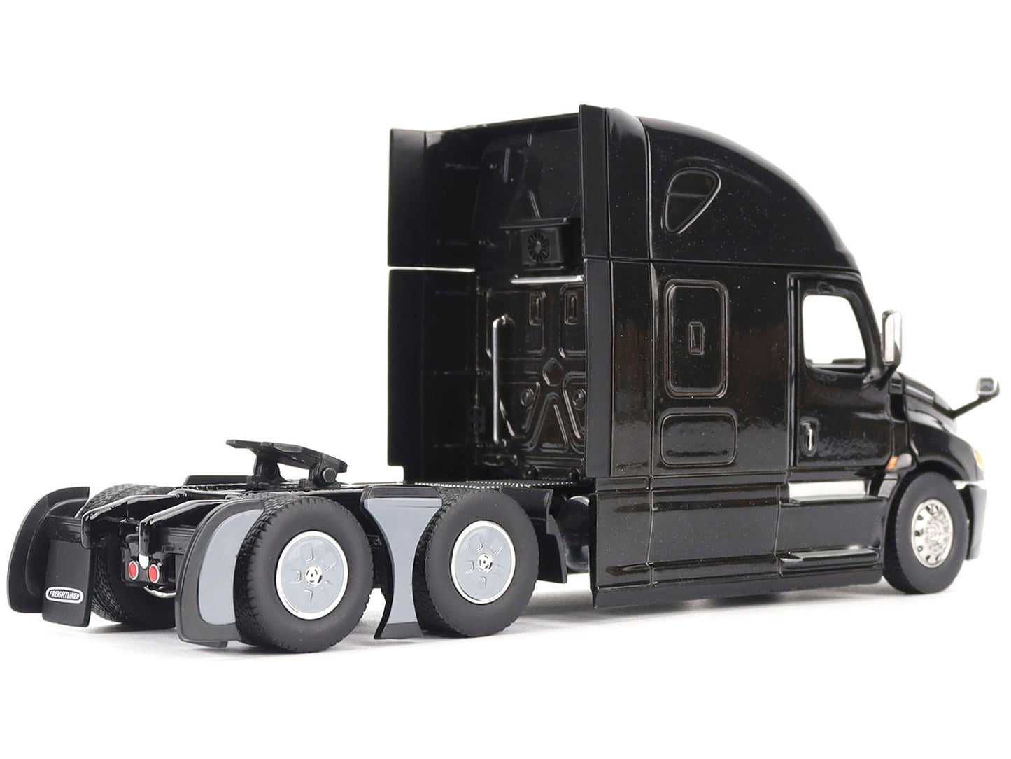 Freightliner New Cascadia Sleeper Cab Truck Tractor Black "Transport Series" 1/50 Diecast Model by Diecast Masters