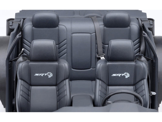 2022 Dodge Challenger SRT Jailbreak Indigo Blue Metallic with Carbon Stripes 1/18 Model Car by Autoart-1