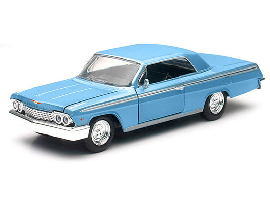 1962 Chevrolet Impala SS Blue 1/25 Diecast Model Car by New Ray New Ray