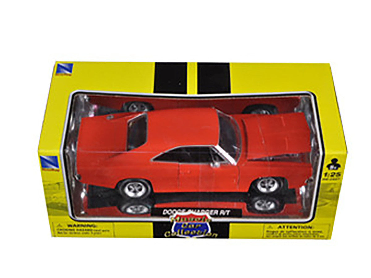 1969 Dodge Charger R/T Orange "Muscle Car Collection" 1/25 Diecast Model Car by New Ray New Ray