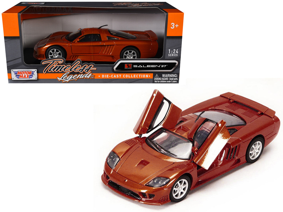 Saleen S7 Copper 1/24 Diecast Model Car by Motormax Motormax