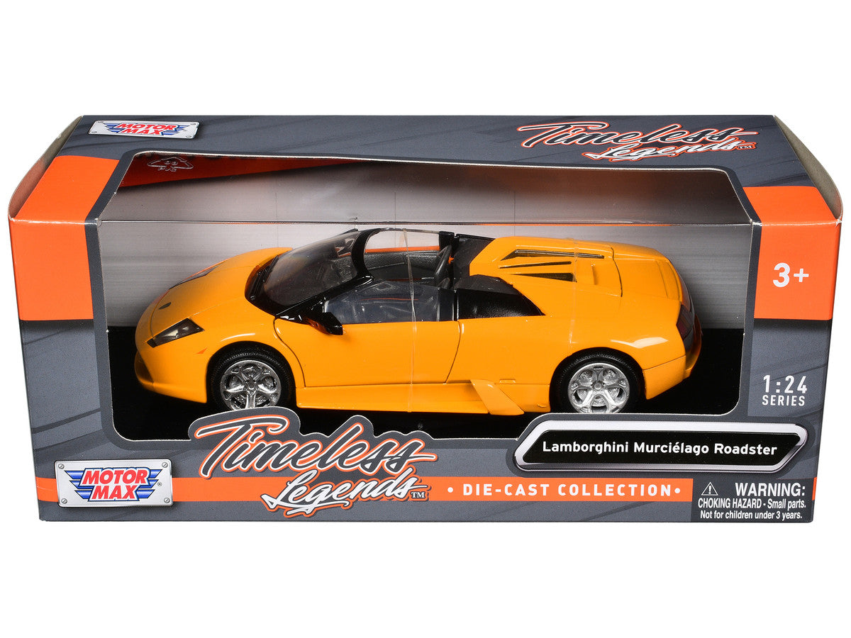 Lamborghini Murcielago Roadster Orange 1/24 Diecast Model Car by Motormax Motormax
