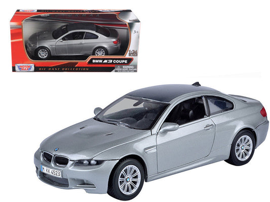 BMW M3 Coupe Gray Metallic 1/24 Diecast Model Car by Motormax Motormax