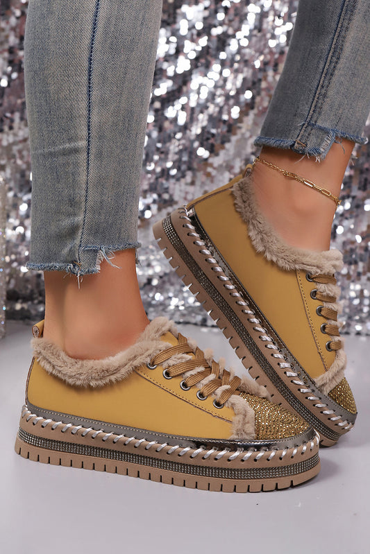 Harper Lace Up Flat Shoes-1