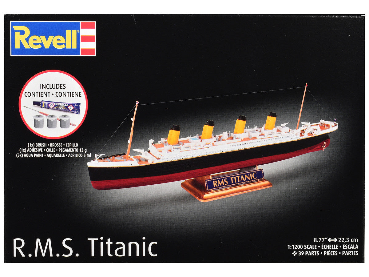 Level 4 Model Kit R.M.S. Titanic All-Included Kit 1/1200 Scale Model by Revell Revell