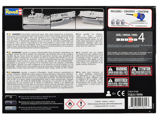 Level 4 Model Kit U.S.S. Enterprise CV-6 Aircraft Carrier All-Included Kit 1/1200 Scale Model by Revell Revell