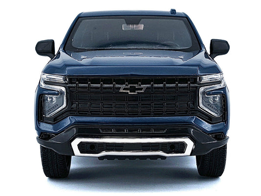2025 Chevrolet Tahoe PPV Dark Blue "Custom Builder's Kit - Law Enforcement and Public Service" Series 1/24 Diecast Model Car by Motormax Motormax