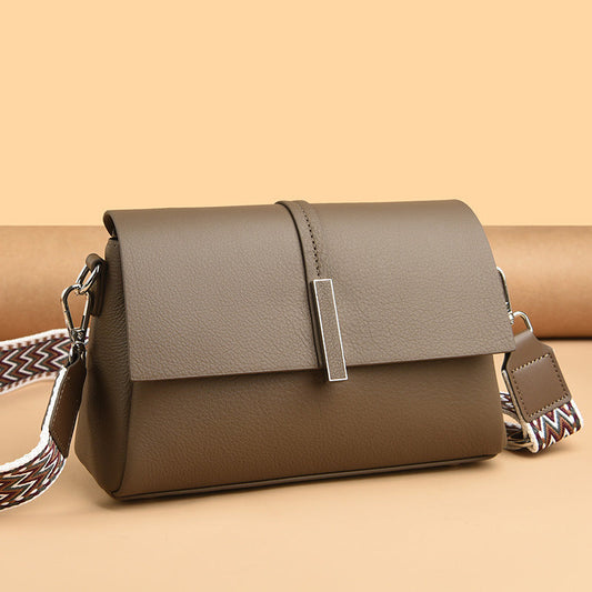 Women's Cowhide Tote Bag Simple Shoulder Messenger Bag LadyShow.Store