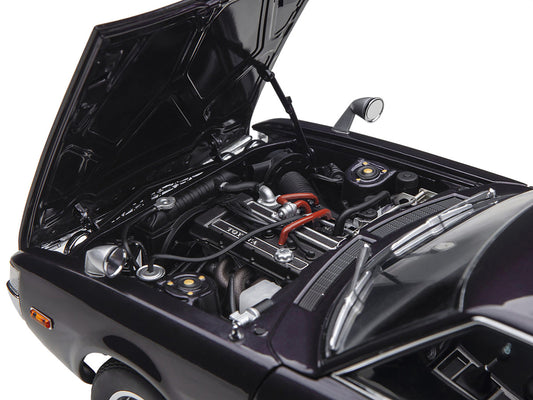 1973 Toyota Celica Liftback 2000GT (RA25) RHD (Right Hand Drive) Dark Purple Metallic 1/18 Model Car by Autoart-1