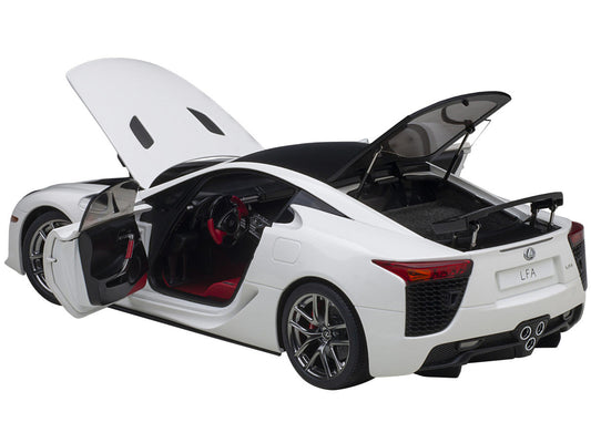 Lexus LFA Whitest White with Carbon Top 1/18 Model Car by Autoart Autoart