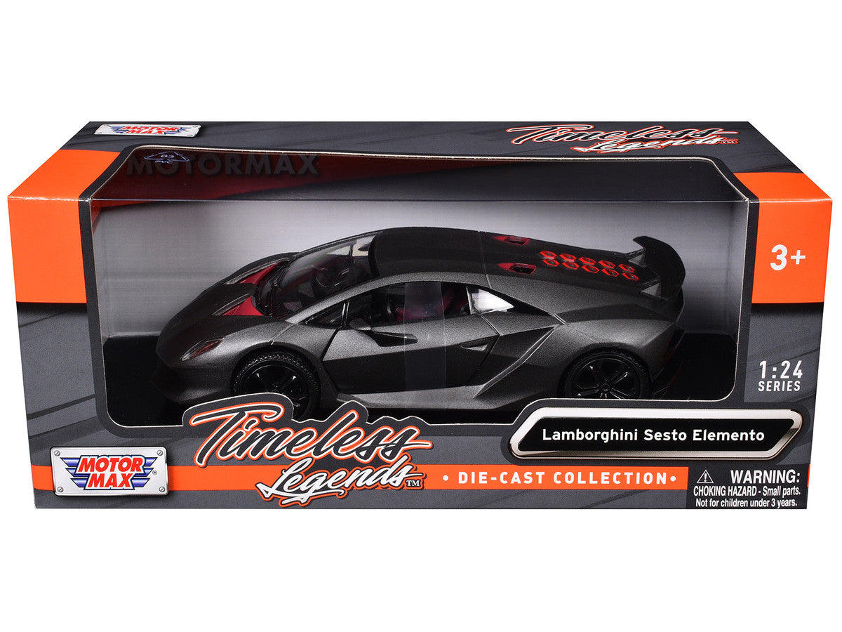 Lamborghini Sesto Elemento Carbon 1/24 Diecast Car Model by Motormax Motormax