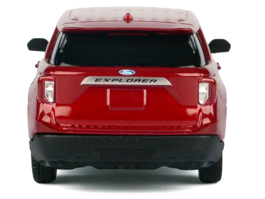 2023 Ford Explorer Red Metallic "Timeless Legends" Series 1/43 Diecast Model Car by Motormax Motormax