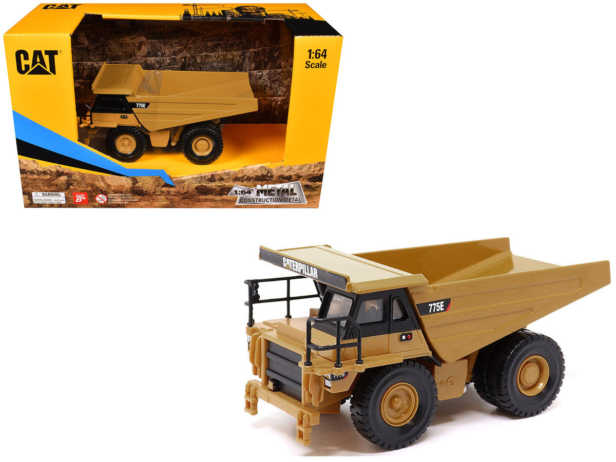 CAT Caterpillar 775E Off-Highway Dump Truck Yellow 1/64 Diecast Model by Diecast Masters Diecast Masters