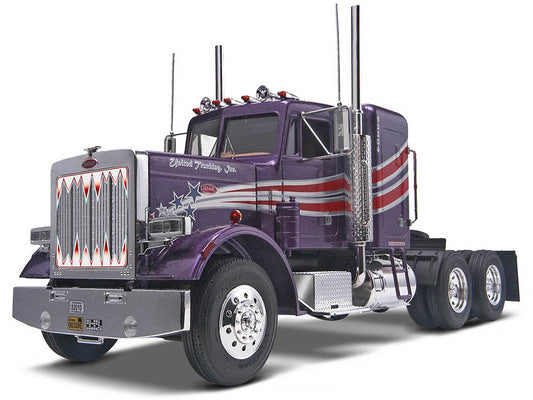 Level 4 Model Kit Peterbilt 359 Conventional Truck Tractor (without Trailer) "Historic Series" 1/25 Scale Model by Revell Revell