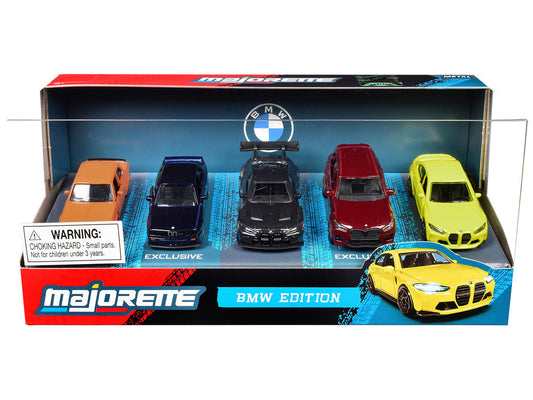 "BMW Edition" 5 Piece Set 1/64 Diecast Model Cars by Majorette Majorette