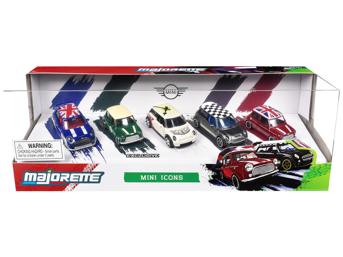 "Mini Icons" 5 Piece Set 1/64 Diecast Model Cars by Majorette Majorette