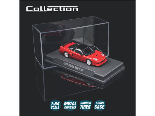 1995 Honda NSX-R GT RHD (Right Hand Drive) Red with Black Top "Collection" Series 1/64 Diecast Model Car by Majorette Majorette