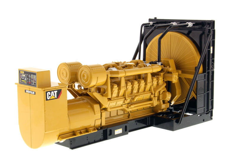 CAT Caterpillar 3516B Engine Generator 3 piece Set "Core Classic" Series 1/25 Diecast Model by Diecast Masters Diecast Masters