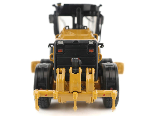 CAT Caterpillar 140 LVR Motor Grader Yellow with Black Top "High Line" Series 1/50 Diecast Model by Diecast Masters Diecast Masters