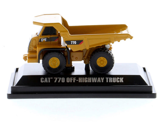 CAT Caterpillar 770 OffāHighway Truck Yellow "Micro-Constructor" Series Diecast Model by Diecast Masters-1