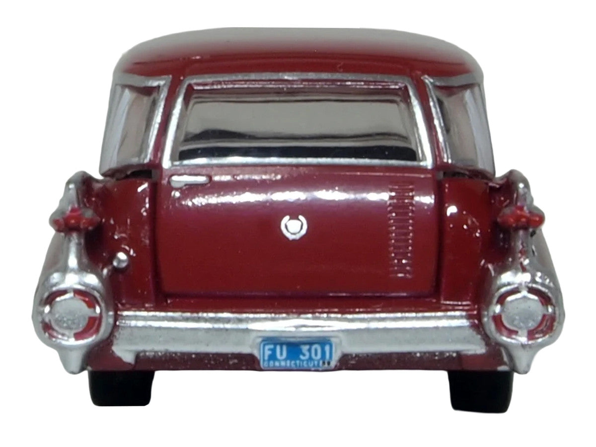 1959 Cadillac Miller-Meteor Futura Limousine Seminole Red 1/100 Scale Diecast Model Car by Oxford Diecast Oxford Diecast