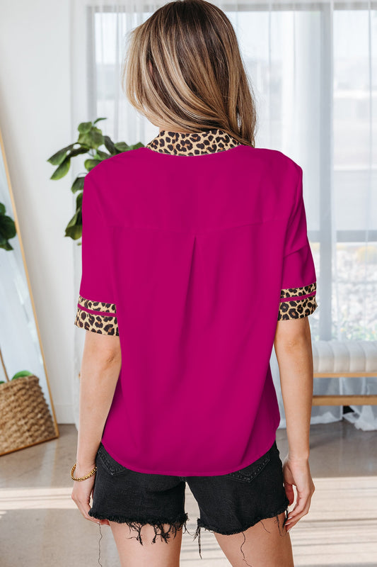 Elliana Trim Short Sleeve Blouse-1