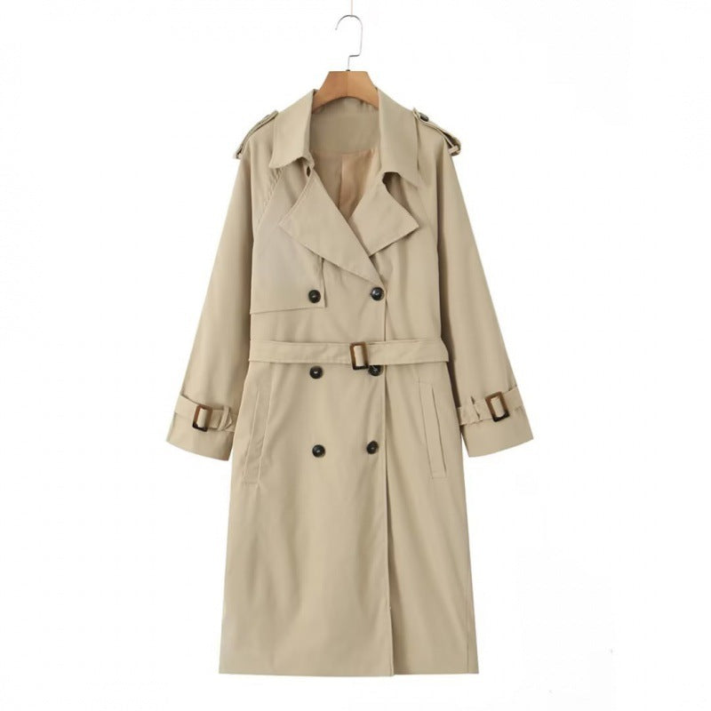 Women's Fashion Casual Long Trench Coat LadyShow.Store
