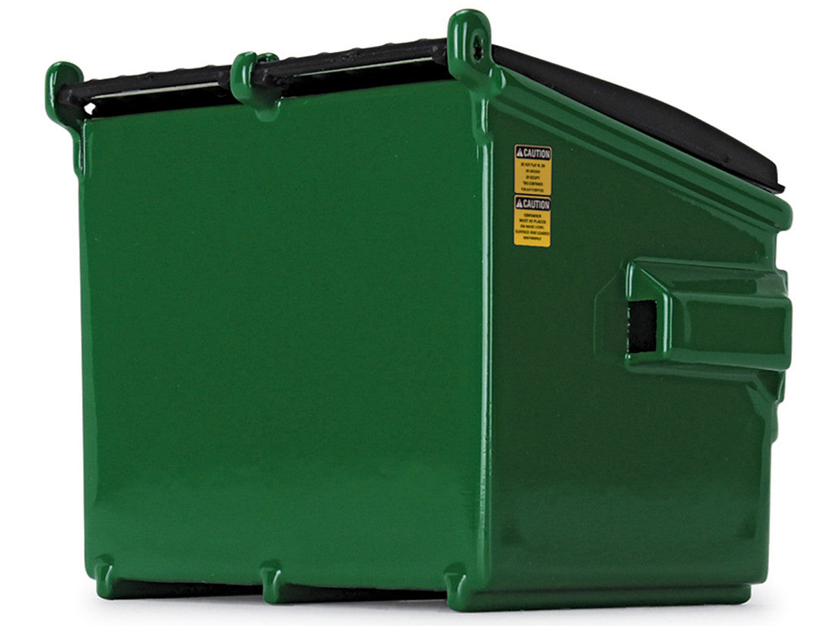 Refuse Trash Bin "Waste Management" Green Version D 1/34 Diecast Model by First Gear First Gear