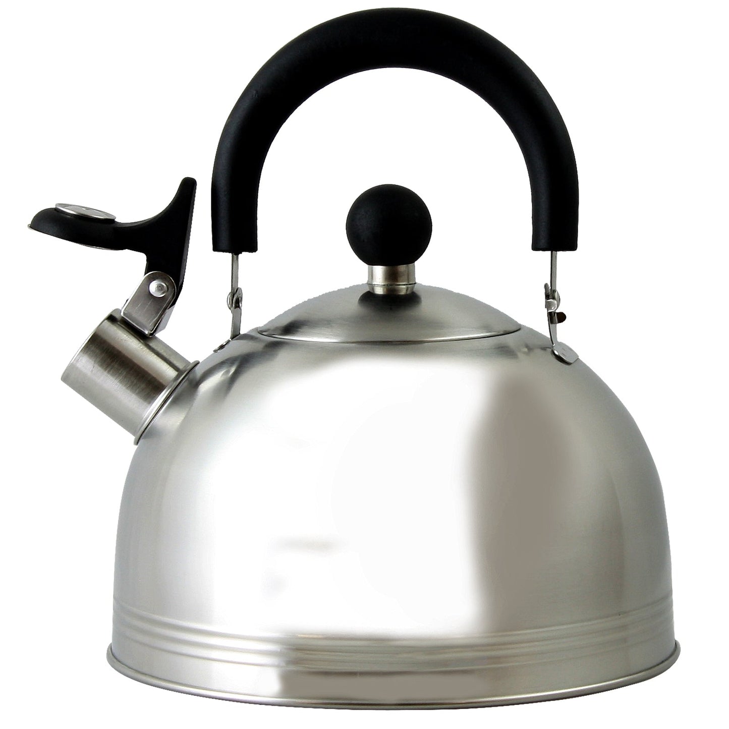 Mr. Coffee Carterton 1.5 Qt Stainless Steel Whistling Tea Kettle W2B