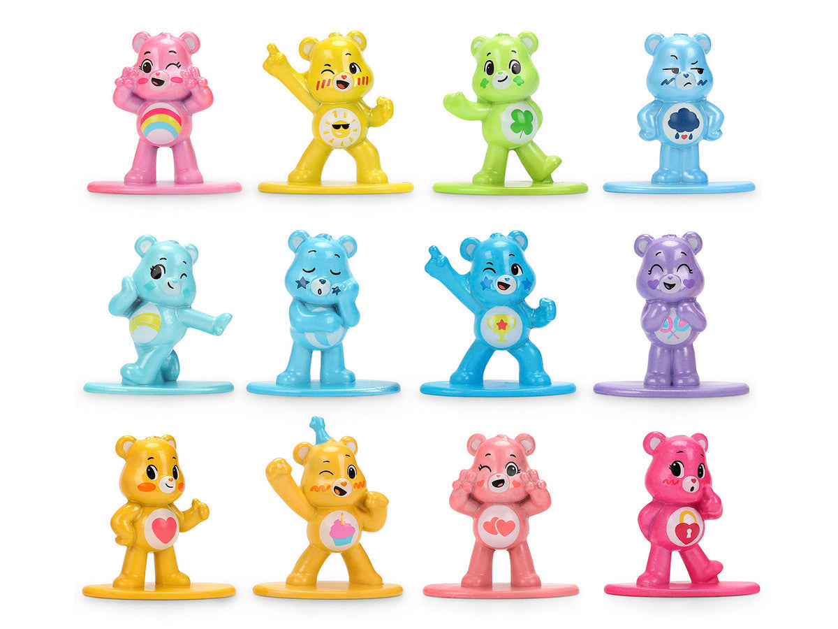Set of 12 Diecast Figures "Care Bears" Franchise "Nano Metalfigs" Series Diecast Models by Jada Jada