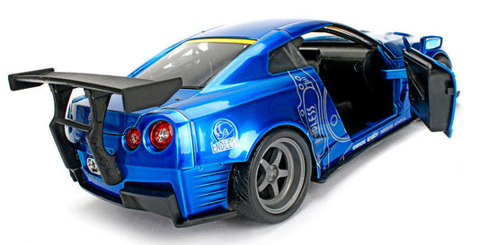 2009 Nissan GT-R (R35) Ben Sopra Blue JDM Tuners 1/24 Diecast Model Car by Jada Jada