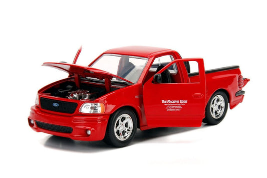 Ford F-150 SVT Lightning Pickup Truck Red "The Fast and the Furious" (2001) Movie "25 Years of Fast & Furious" Series 1/24 Diecast Model Car by Jada Jada