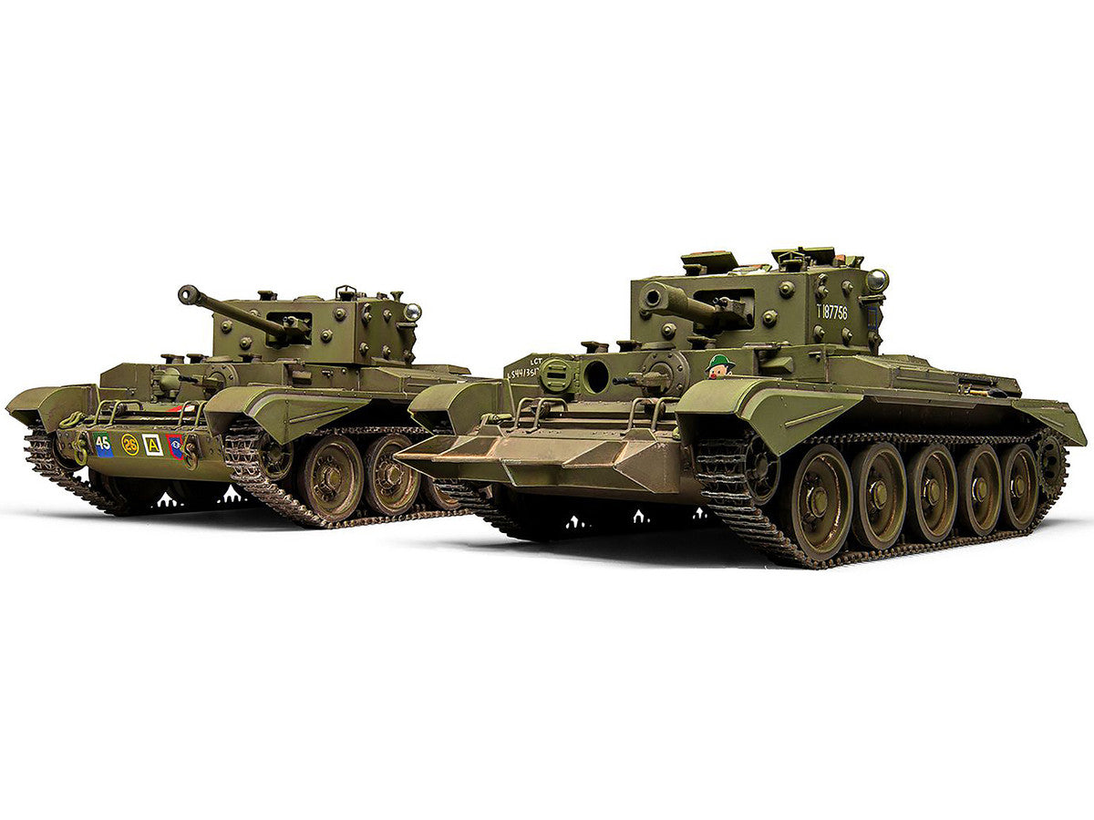Level 3 Model Kit Cromwell Mk.IV / Mk.VI Cruiser Tank with 2 Scheme Options 1/35 Plastic Model Kit by Airfix Airfix