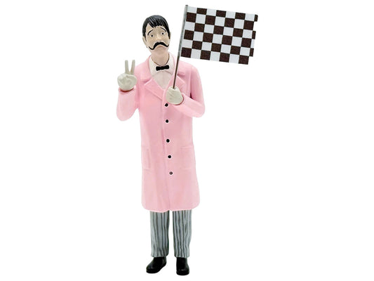 "Dr. Olds" Figure with Flag for 1/18 Scale Models by ACME Acme