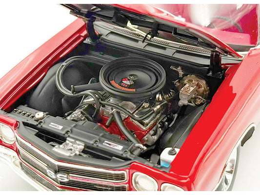 454 LS6 Engine and Transmission Replica from "1970 Chevrolet Chevelle SS" 1/18 Model by ACME Acme
