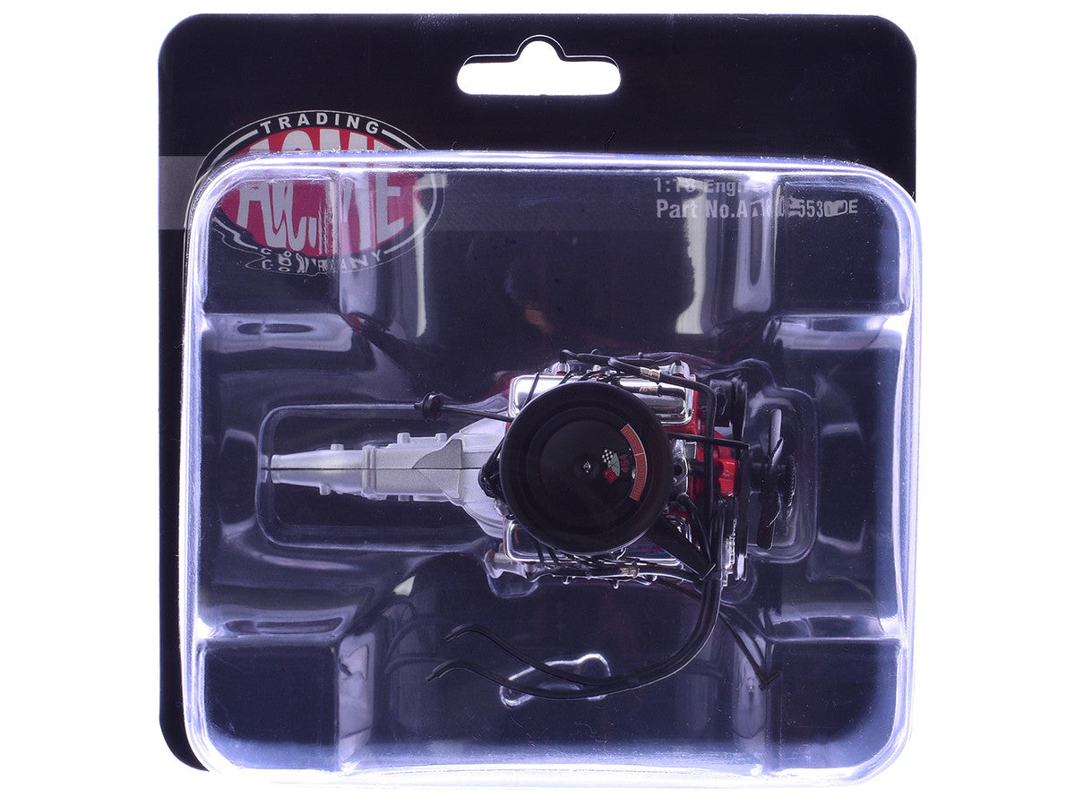 454 LS6 Engine and Transmission Replica from "1970 Chevrolet Chevelle SS" 1/18 Model by ACME Acme