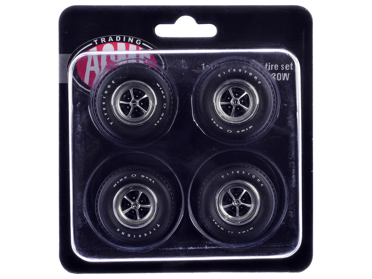 "Super Sport" Wheel and Tire Set of 4 pieces from "1970 Chevrolet Chevelle SS" for 1/18 Scale Models by ACME Acme