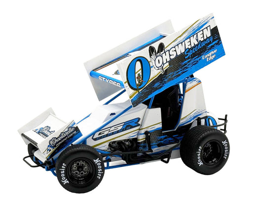 Winged Sprint Car #0 Glenn Styres "GSR Chassis - Ohsweken Speedway" (2026) 1/18 Diecast Model Car by ACME Acme